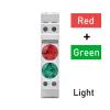 DUOCARA Din Rail Light Button Switch Ac Dc 12v 24v 110v 220v 230v 1a 2a 5a 6a Motor Start Stop Control Switch LED Indicate Light Module view 2