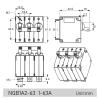 DUOCARA Hydraulic Electromagnetic Circuit Breaker 1a-100a Nqb1a2 Boat Yacht Use Overload Short-Circuit Protection 1p 2p 3p 4p view 4