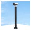 Barrier Gate/Parking Lot Outdoor Surveillance Bracket, 1.6 3.3 3.9 4.9 6.6ft Security Camera Pole with Universal Joint, Black Gray White CCTV Pole(Black,1.2m/47.2 in) view 1