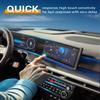 2026 Ioniq 9 Screen Protector Antiglare for 2026 Hyundai Ioniq 9 (S, SE, SEL, Limited, Calligraphy) Dual 12.3'' Infotainment Touchscreen Cover AC Screen Saver Palisade Accessory Nano Clear 2 Pack view 3