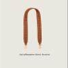 KOLOMOMO Handmade Epsom and Swift leather woven shoulder straps can be used for Bolide bags, 2424 bags (Gold Sesame Gold Buckle) view 2