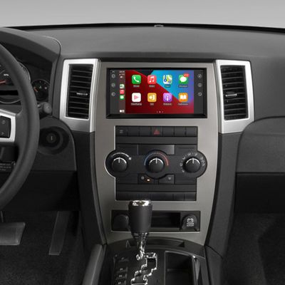 Car Stereo Radio for Jeep Grand Cherokee 2008 2009 2010 2011 2012 2013, 7" Android 13 Car Radio Stereo Touchscreen Head Unit with Wireless CarPlay Android Auto GPS Navigation Bluetooth Camera Mic