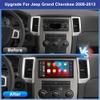 Car Stereo Radio for Jeep Grand Cherokee 2008 2009 2010 2011 2012 2013, 7" Android 13 Car Radio Stereo Touchscreen Head Unit with Wireless CarPlay Android Auto GPS Navigation Bluetooth Camera Mic view 2