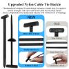100PCS Upgraded Nylon Universal Cable Tie Buckle,Self-Locking Multifunctional Zipper Clips, Zip Ties Heavy Duty with UV Resistance for Car Bumper Fender Repair, Home, Garden, and Outdoor Organization view 3