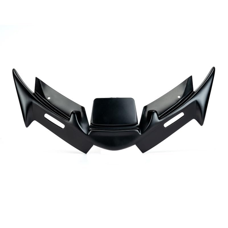 Applies to for Yamaha R15 V4 2022 Winglet Motorcycle Front Panel Winglet Fairing Fairing Wing Cover Motorcycle Accessory Parts(Black)