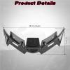 Applies to for Yamaha R15 V4 2022 Winglet Motorcycle Front Panel Winglet Fairing Fairing Wing Cover Motorcycle Accessory Parts(Black) view 3
