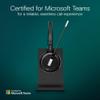 EPOS Impact 5000 Go MS 3-in-1 Wireless DECT Headset with USB-A Dongle, Foldable Charge Stand, Microsoft Teams Certified, Noise-Cancelling Mic, Up to 135m Range view 4