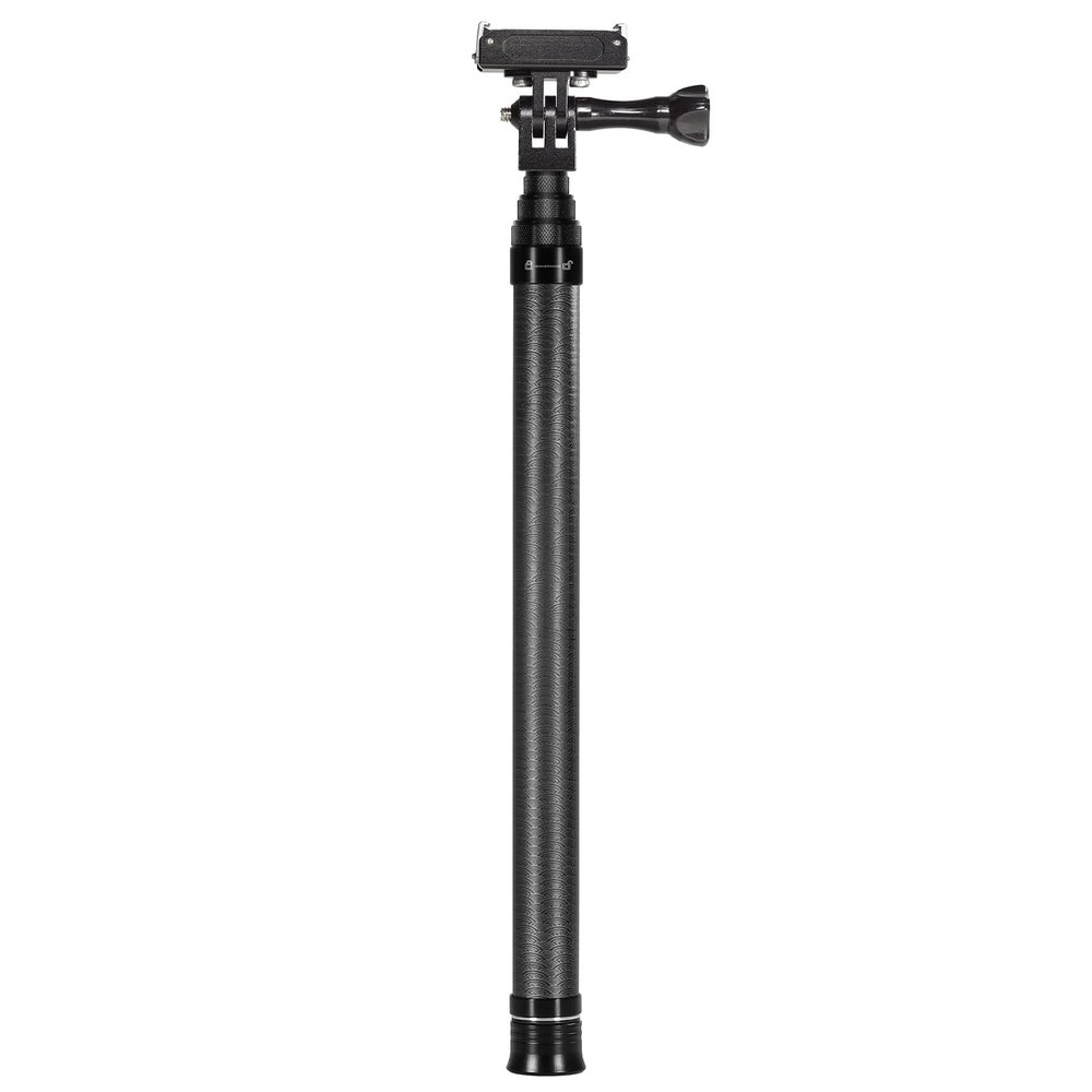 FEICHAO 1.5m/3m Extension Selfie Stick Monopod Cameras Tripod Quick Release Mount for Sports Camera (1.5m 2-Slot Magnetic Base for Osmo 360)
