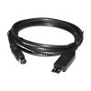 Treayes F&T>D*I USB to DIN 8P MD8 Adapter RS232 Serial Cable for ANGEKIS PTZ Camera VISCA RS-232C Port to PC Controller(1.8m,DB9-MD8(NO CHIP)) view 3