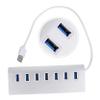 IWOWHERO USB Hub Adapter with Over-Voltage Protection Anti-Slip Pad and Fast Data Transfer for Computer Expansion and Extra USB Ports view 4