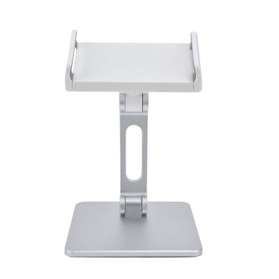 Aluminum Alloy Adjustable Tablet Stand Holder for 10-15.6in Devices - Foldable, Rotatable, and Sturdy Base for Phone, Kindle, and Tablet Use at Office or Bedside