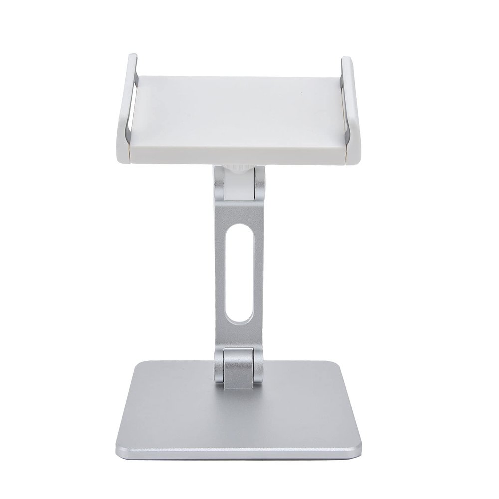 Aluminum Alloy Adjustable Tablet Stand Holder for 10-15.6in Devices - Foldable, Rotatable, and Sturdy Base for Phone, Kindle, and Tablet Use at Office or Bedside