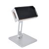 Aluminum Alloy Adjustable Tablet Stand Holder for 10-15.6in Devices - Foldable, Rotatable, and Sturdy Base for Phone, Kindle, and Tablet Use at Office or Bedside view 2