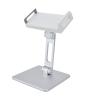 Aluminum Alloy Adjustable Tablet Stand Holder for 10-15.6in Devices - Foldable, Rotatable, and Sturdy Base for Phone, Kindle, and Tablet Use at Office or Bedside view 3