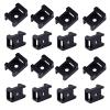 100 Pcs Zip Tie Mounts with Screw Hole, M5 Cable Tie Mount Base & Zip Tie Anchors, Nylon Zip Tie Holder for Wire Management view 1