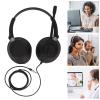 WiseZythum X6D 35mm. Binaural Telephone Headset with Microphone, Call Center Headphone for Customer Service, Headset with Noise Cancelling, Comfortable Ear Cushions for Wearing, view 2