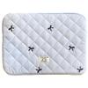 11/13/15 Inch Fluffy Laptop Bag Shockproof Quilted Tablet Sleeve Case Lattice Laptop Protective Bag Printing for Tablet Protection view 1