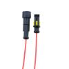2-5sets 1/2/3/4/5/6 pins Way AMP Super Seal Water Proof Electrical Wire Connector Plug for car Water Proof Connector(1P with Wire Red,5Set) view 1