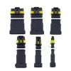 2-5sets 1/2/3/4/5/6 pins Way AMP Super Seal Water Proof Electrical Wire Connector Plug for car Water Proof Connector(1P with Wire Red,5Set) view 4