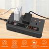 2M Extension Lead Multiple Plug Socket 24H Timing Outlets Cord with Switch(E) view 3