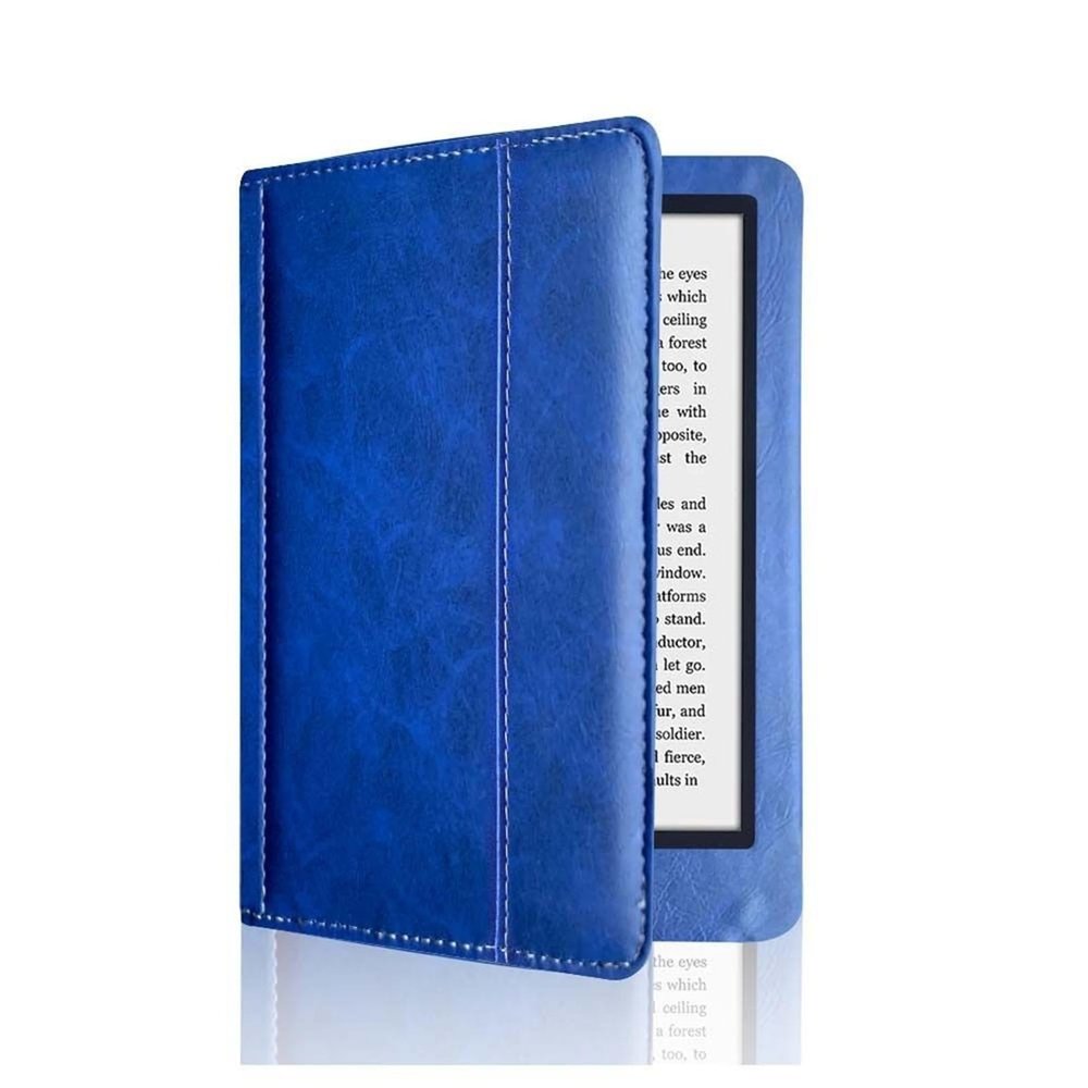 Case Compatible with Kobo Nia N306 6 Inch Protective Cover Classic Retro All Inclusive Anti Fall Sleep Funda with Magnetic(Dark Blue)