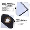 IWOWHERO Foldable HD Projector Screen with Metal Clasps Light-Absorbing Black Border for Indoor Outdoor Home Theater School Office and Outdoor Movie Use view 2
