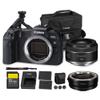 Canon EOS RP Mirrorless Camera| 26.2MP Full Frame Sensor| 4K Video Recording| Lightweight Compact Camera for Travel and Everyday Content Creation + Canon RF 50mm f/1.8 STM Lens + Tripod Grip + More view 1
