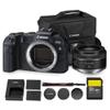 Canon EOS RP Mirrorless Camera | 26.2MP Full Frame Sensor | 4K Video Recording | Lightweight Compact Camera for Travel and Everyday Content Creation + Canon RF 50mm f/1.8 STM Lens + 64GB Card + More view 1