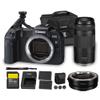 Canon EOS RP Mirrorless Camera|26.2MP Full Frame Sensor|4K Video Recording Lightweight Compact Camera for Travel and Everyday Content Creation (3380C002) + Canon RF 75-300mm Lens + Tripod Grip + More view 1