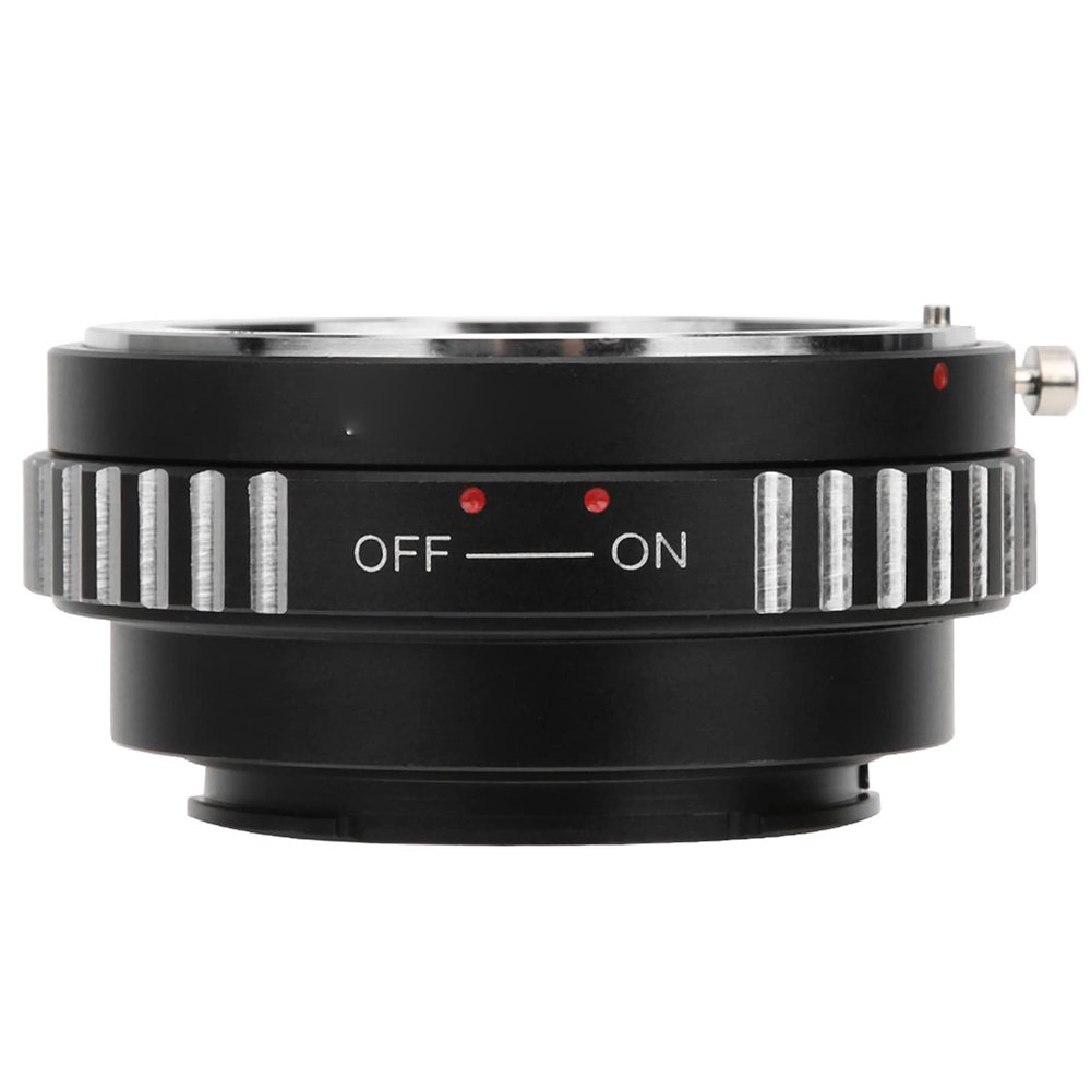 Aluminium Alloy Camera Adapter Ring for DA PK Mount Lens to E - Mount Camera Body  Durable CNC, Black, Supports Manual Aperture Adjustment, Enhanced Lens Compatibility