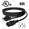 Zencend 3-Prong 6ft UL AC Power Cord Compatible with LifePro HexaPlate Lite Vibration Plate Machines Full Body Vibration Platform Massager Cable Charging Cord view 2