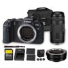 Canon EOS RP Mirrorless Camera | 26.2MP Full Frame Sensor | 4K Video Recording | Lightweight Compact Camera for Travel and Everyday Content Creation + Canon RF 75-300mm Lens + Adapter EF-EOS R + More view 1
