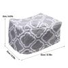 BTSEURY Projector Dust Cover, Quilting Water Proof Anti Static Protective Cover with Drawstring for Ceiling Mounted Projector Home Theater Office Grey view 2