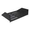 3U Server Universal Vented Rack Mount Shelf Cantilever Tray for 19 in. Network Equipment Rack & Cabinet Black view 1