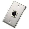 103F Single Female 3-Pole XLR Connector Wall Plate for NC3FD-L-1 view 1