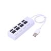 LIFKICH Portable USB Hub Data Expansion with LED Indicator High-Speed Mbps Transfer Plug and Play Compatible with Windows Xp to Compact Lightweight Splitter for Laptop PC Desktop view 1
