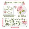 KEWUFD She's Fresh Off The Market Wall Decal Bridal Shower Balloon Arch Market Theme Bachelorette Party Decor Sign view 2