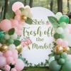 KEWUFD She's Fresh Off The Market Wall Decal Bridal Shower Balloon Arch Market Theme Bachelorette Party Decor Sign view 4
