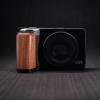 Wood Wooden Aluminum Alloy L Hand Grip Base Plate for Ri coh GR4 GRIV Camera (Desert Ironwood (Weight: 47g)) view 1