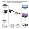 1.8m/5.9ft HD Male to 3-RCA Video Audio AV Cable Connector Adapter Transmitter for Game Player, HDTV, DVD Accessory view 3