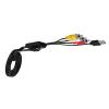 1.8m/5.9ft HD Male to 3-RCA Video Audio AV Cable Connector Adapter Transmitter for Game Player, HDTV, DVD Accessory view 4