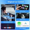Wireless CarPlay Adapter for Hyundai i30 2016-2024, 2-in-1 Car Play Dongle 5.8GHz Wired to Wireless Plug and Play No Delay Fast Auto-Connect view 2