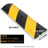 2 Pack Speed Bumps for Driveway - Rubber Speed Bumps,Heavy Duty Driveway Ramps for The Curb,39.4"11.8"2.4",for Roads,Lots,and Private Driveways view 2