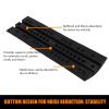 2 Pack Speed Bumps for Driveway - Rubber Speed Bumps,Heavy Duty Driveway Ramps for The Curb,39.4"11.8"2.4",for Roads,Lots,and Private Driveways view 4