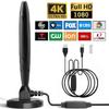 TV Antenna Indoor Antenna for Smart TV for Long Range Reception and All Smart TVs HD Digital Antenna with Amplifier Signal Booster for Local Channels Supports 4K 1080p-2025 Upgrade(Black) view 1