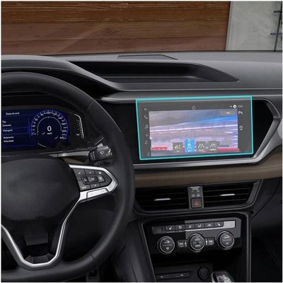 Car Screen Protector for VW Taos T-Cross 2022, Car Radio Stereo Tempered Glass GPS Foils High Definition Protective Film No Glare Fingerprints Scratch