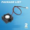 PATIKIL 3 Watt 4 Ohm Mini Speaker, 1PCS Full-Range Mobile Portable Advertising Machine Micro Loudspeaker Connector for Small Electronic Project, Black Silver view 3