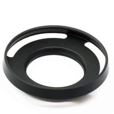 37 39 40.5 43 46 49 52 55 58 62 67 72 77 82mm Metal Tilted Vented Lens Hood for Leica for Sony Camera Excellent(77)