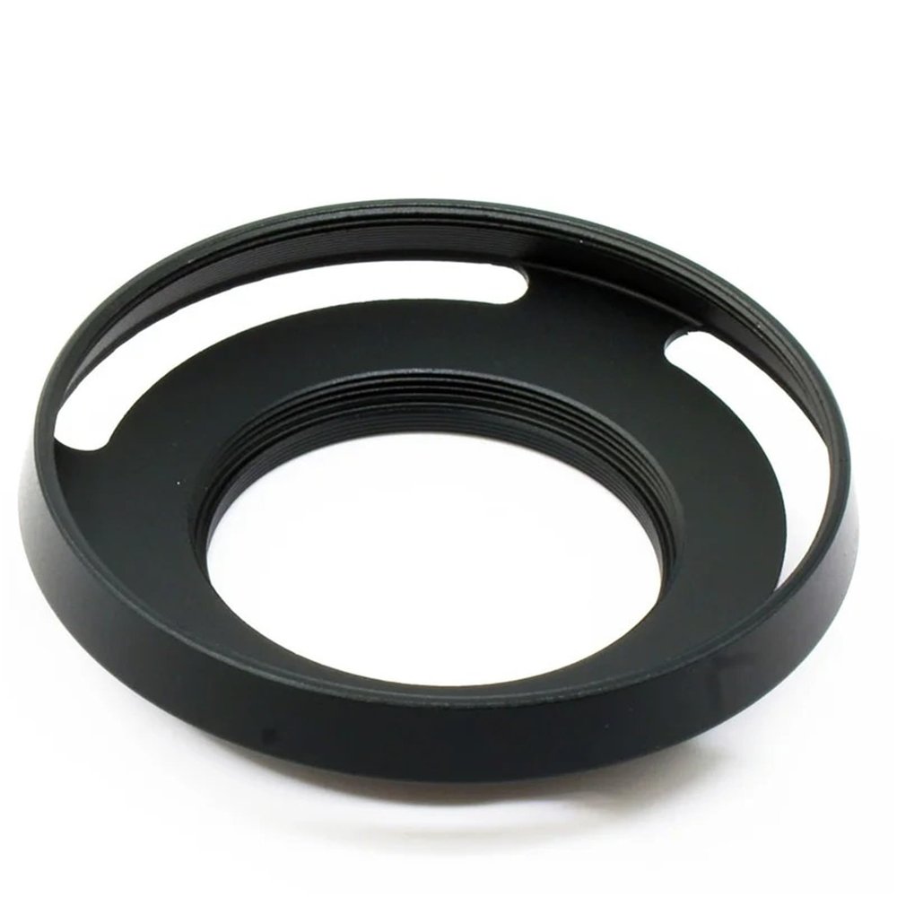 37 39 40.5 43 46 49 52 55 58 62 67 72 77 82mm Metal Tilted Vented Lens Hood for Leica for Sony Camera Excellent(77)