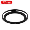 37 39 40.5 43 46 49 52 55 58 62 67 72 77 82mm Metal Tilted Vented Lens Hood for Leica for Sony Camera Excellent(77) view 2